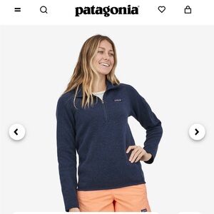 Patagonia 3/4 zip better sweater